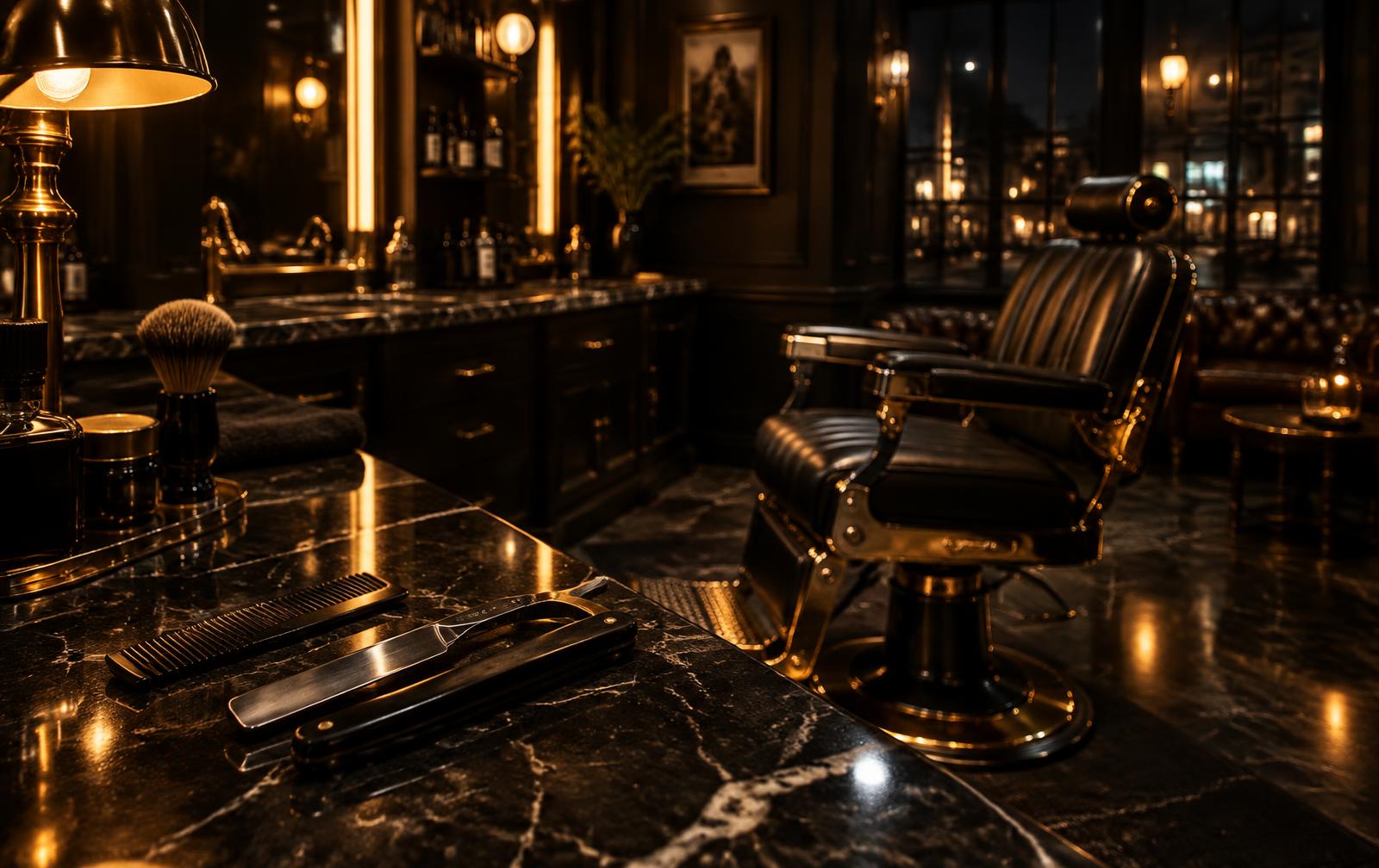 Inside Midland Barbers